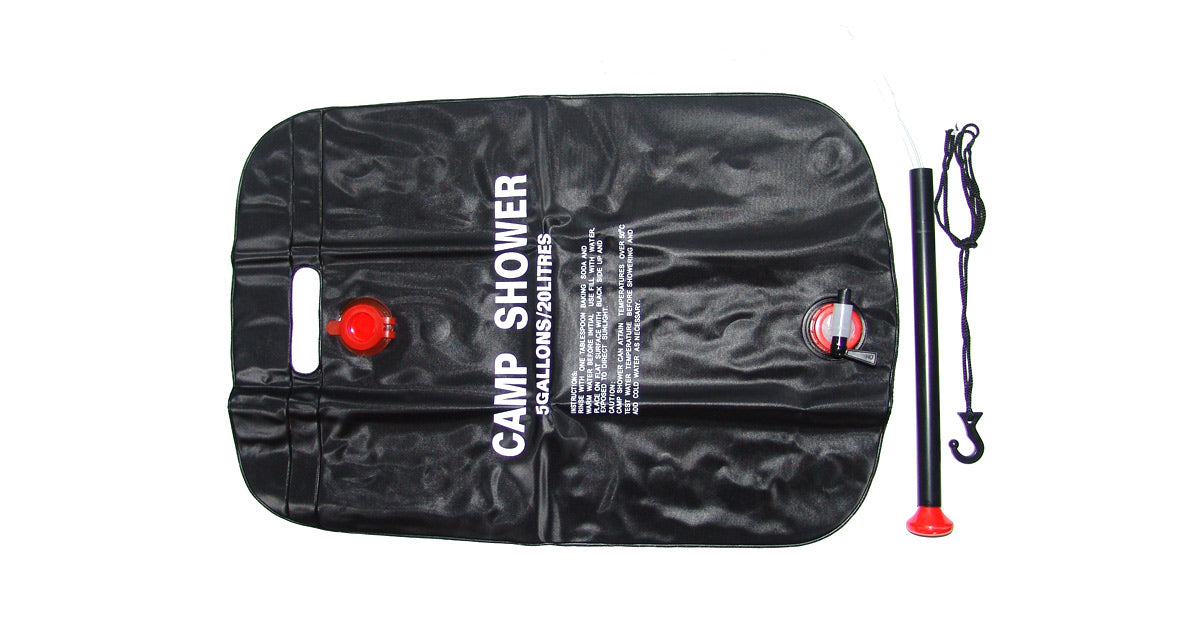 20 Litre Camping Shower (Black) - NEW