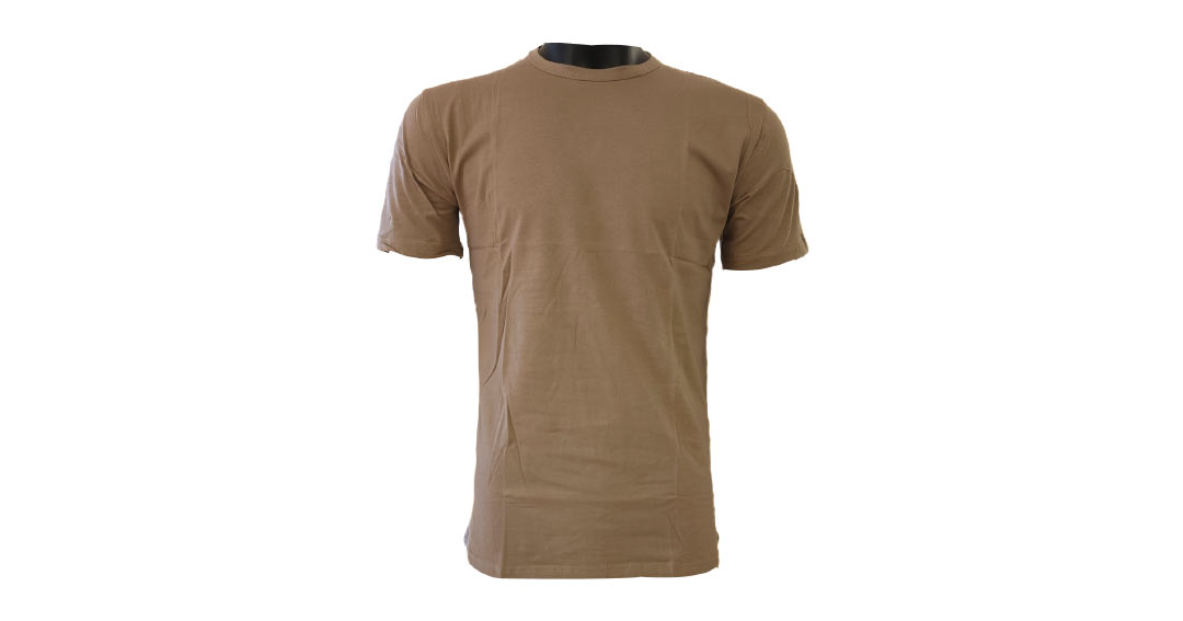 Beige Cotton T-Shirt