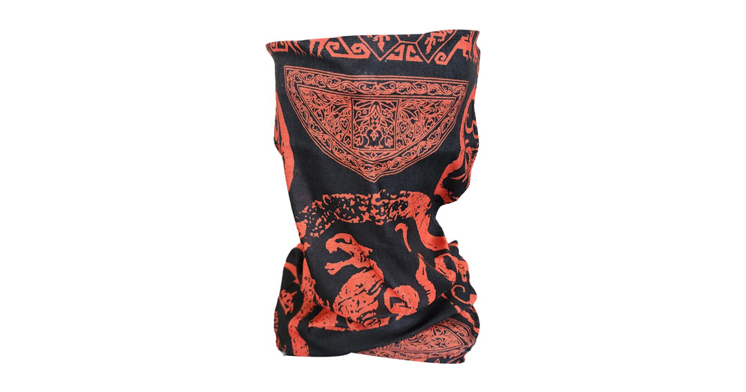 Black and Orange Tiger Buff