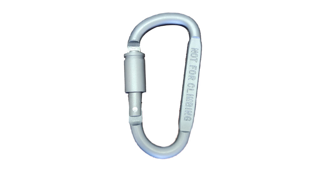 Gun Metal Grey Carabiner (Aluminium)