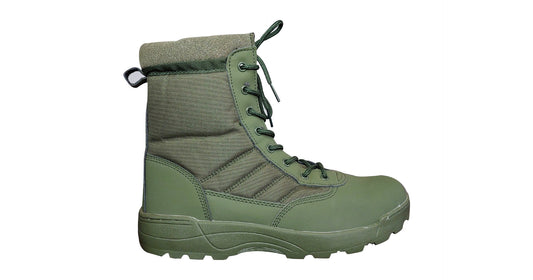 olive-combat-swat-boots-new image 1