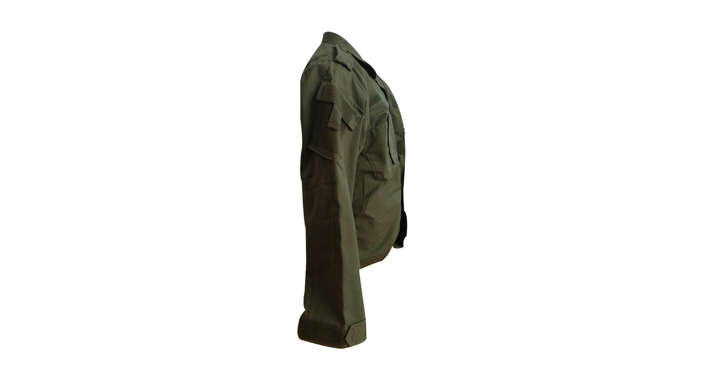 olive-green-long-sleeve-shirt image 1