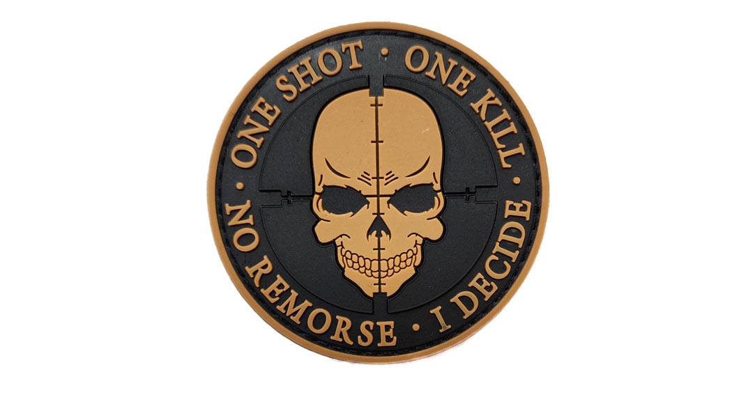 One Shot Khaki Patch