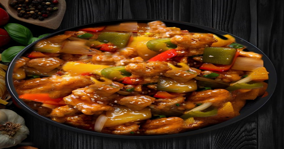 Rice with Sweet & Sour Chicken (300g)