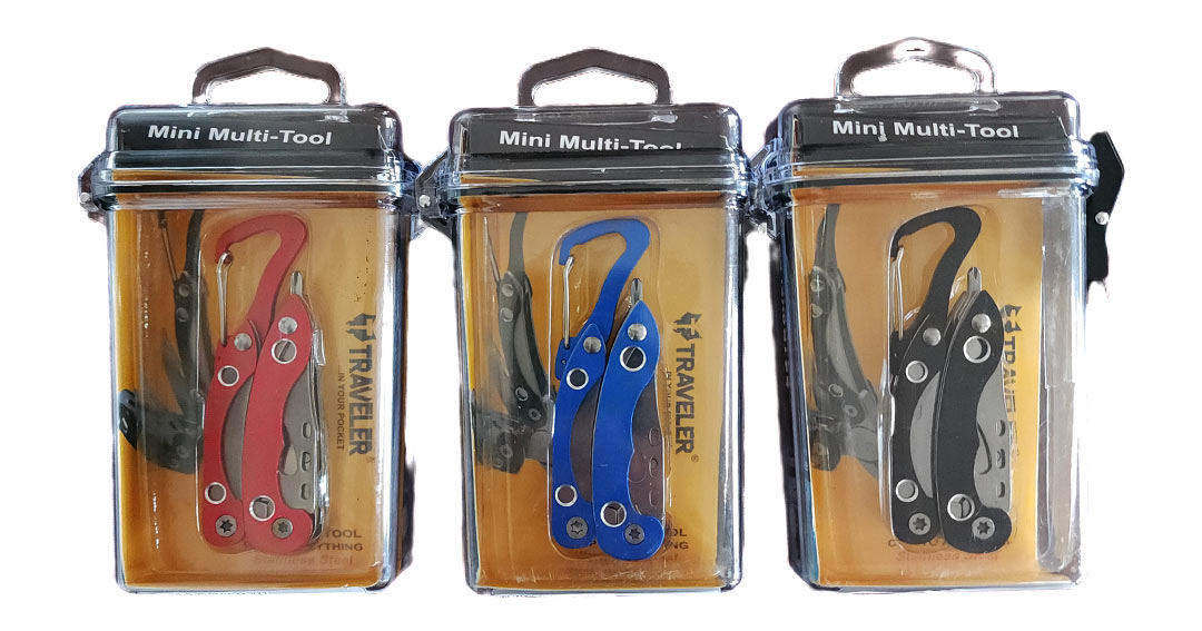 Traveler Mini Multi-Tool (Various Colours)