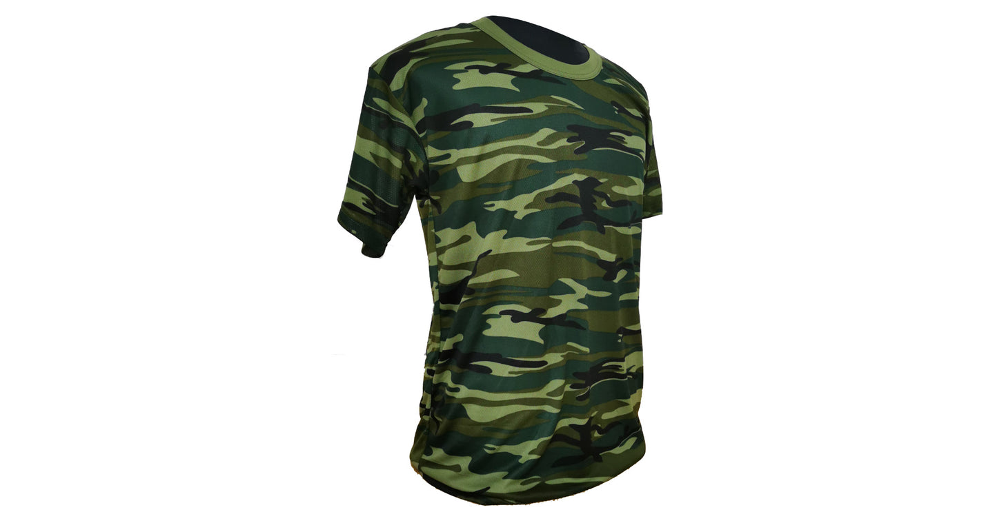 Urban Jungle Camo Polyester T-Shirt - NEW