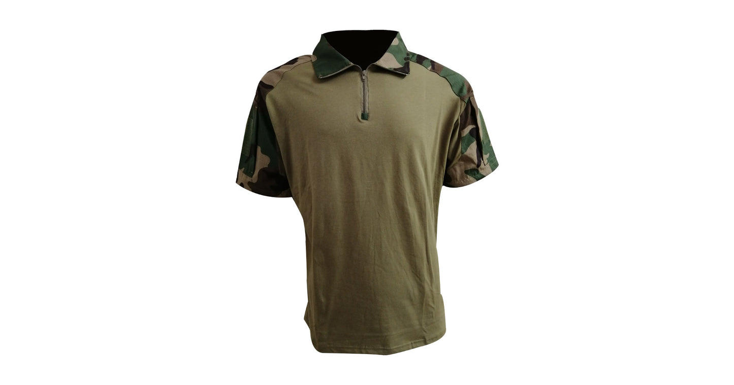 Woodland Camo Golf Shirt (Slim Fit) - NEW