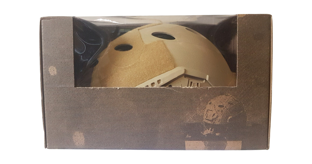 beige-plastic-airsoft-helmet image 3