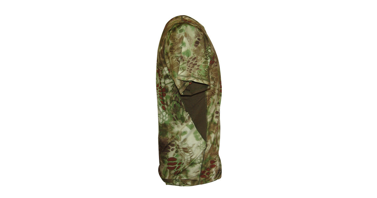 green-rattlesnake-camo-t-shirt-stretchy-material image 1