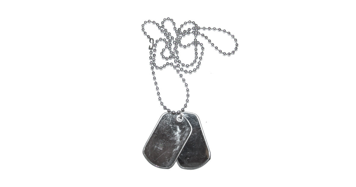 Dog Tags with Chain - NEW
