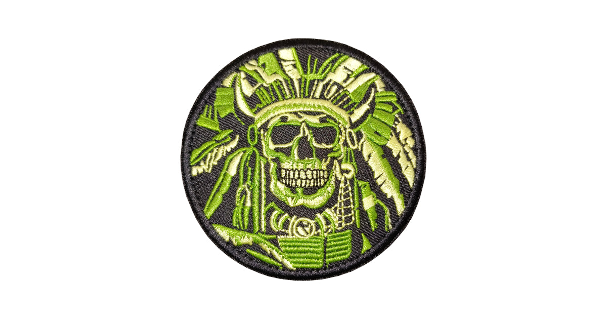 Feathered Skull Patch