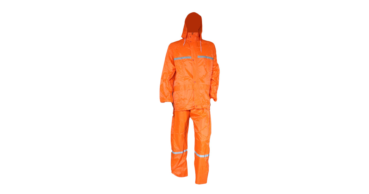 Orange PVC Rain Suit image 0