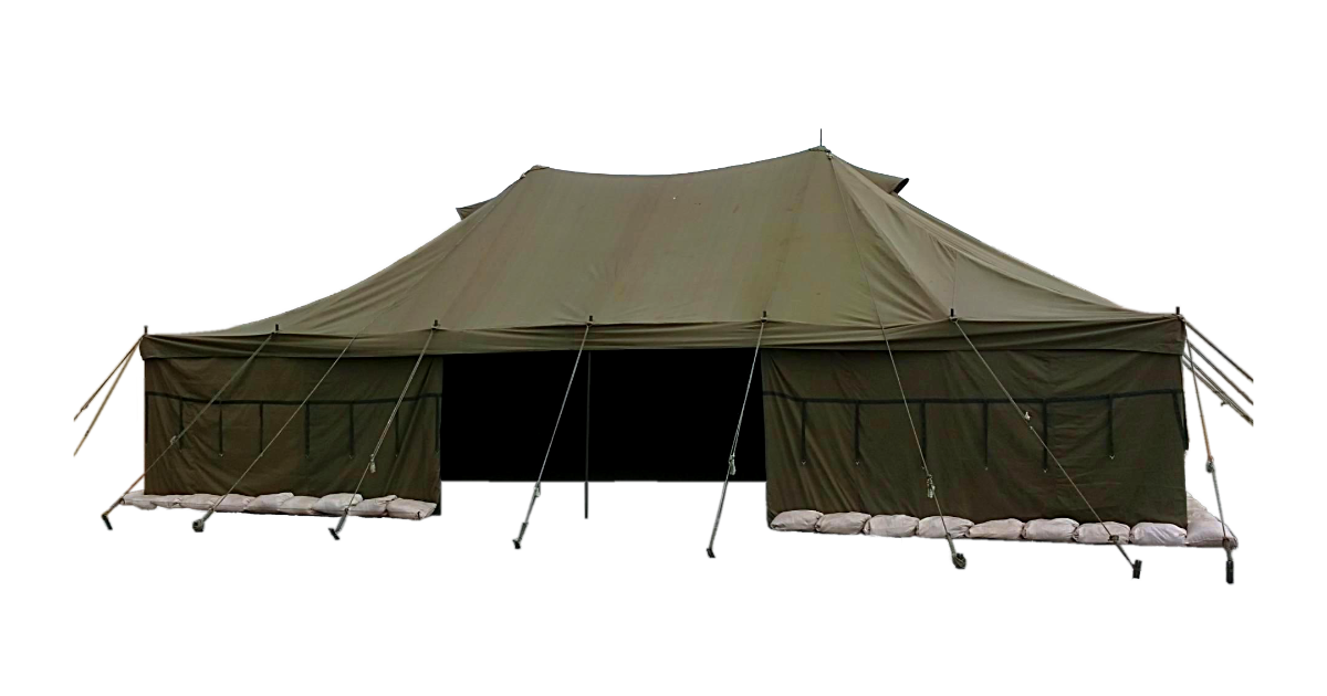 Reconditioned Olive Green Tent (5m x 10m)