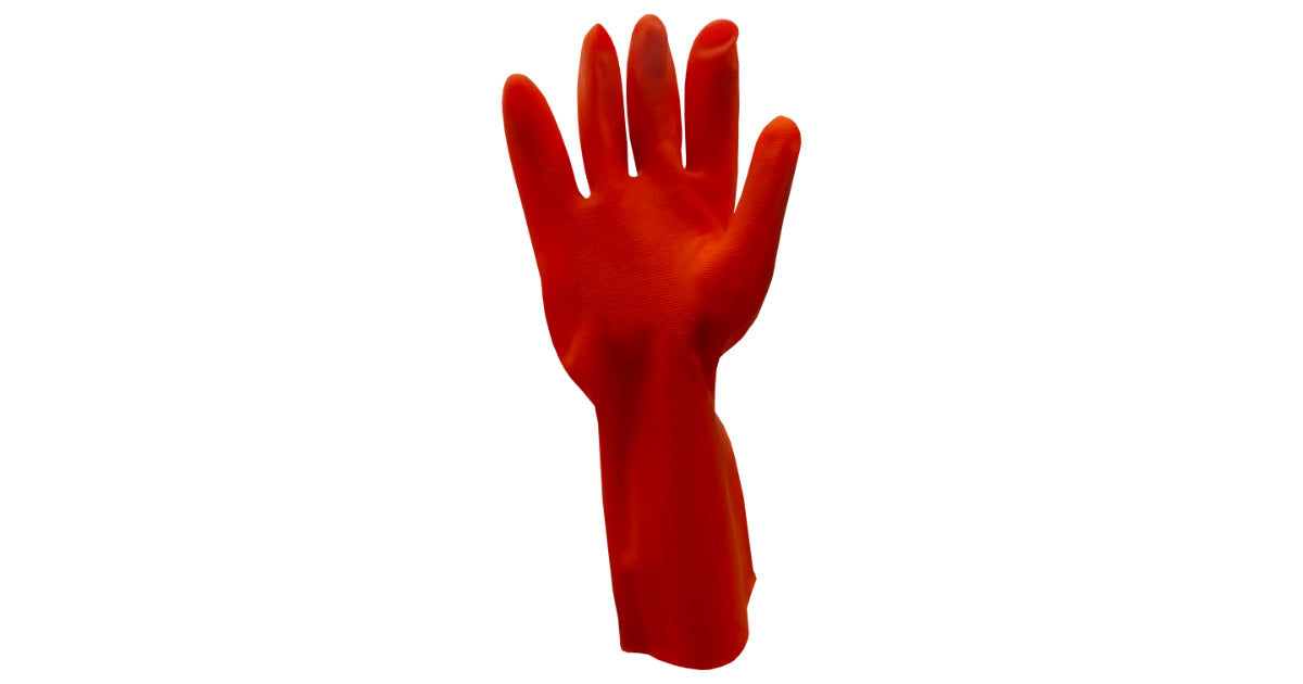 Red Latex Gloves Size 2XL image 0