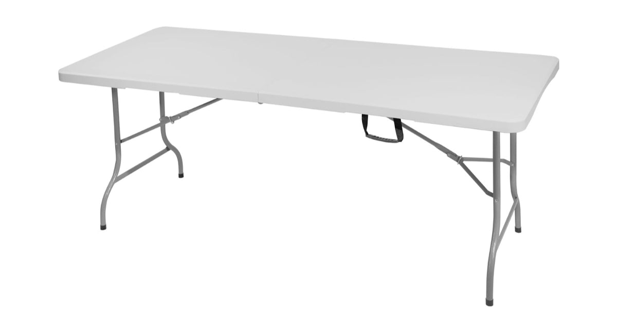 1.8m White Folding Table