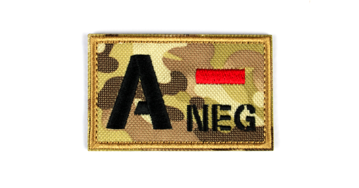 Camo Blood Patch A Negative