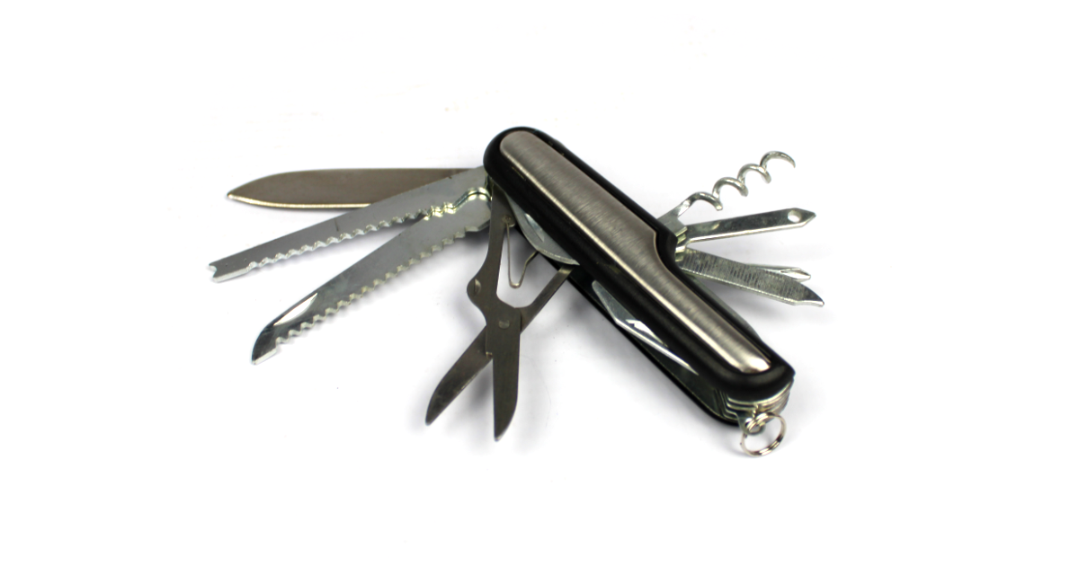Swiss Multi-Purpose Knife – Silver