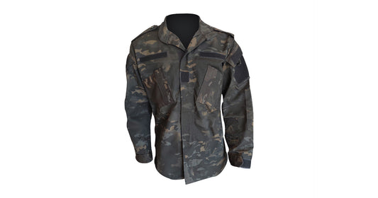 Black Multicam Camo Long Sleeve Shirt - NEW