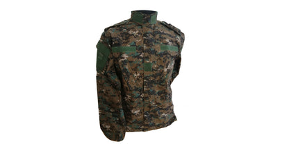 Digital Woodland Camo Long Sleeve Shirt - NEW