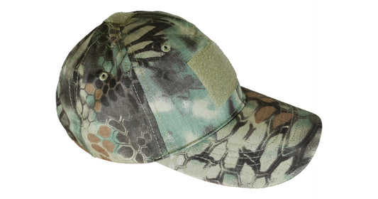 Green Rattlesnake Cap (With Velcro Patch)