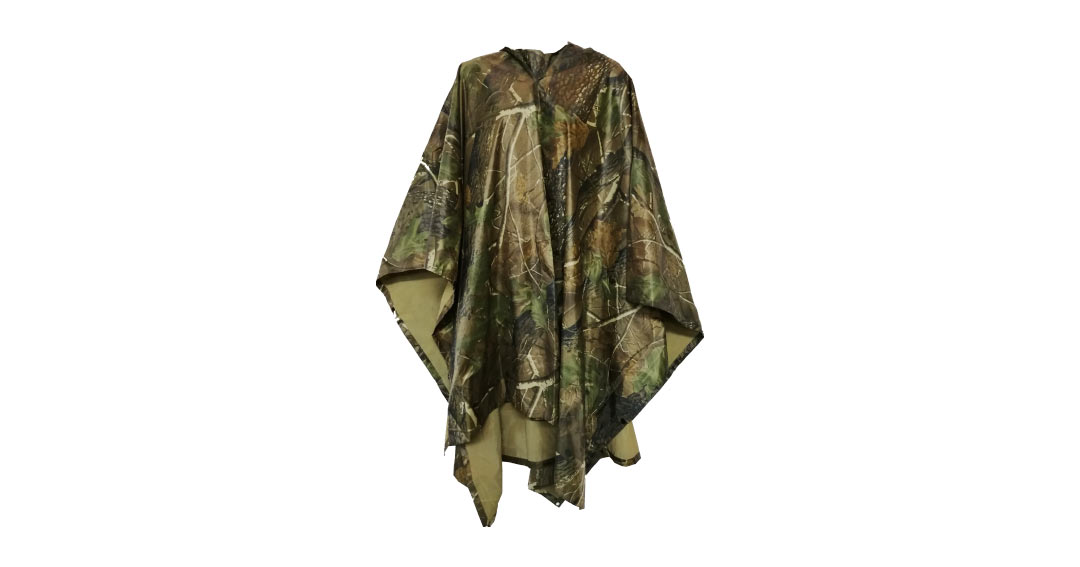 Heavy Duty Poncho (Woodland Camo)