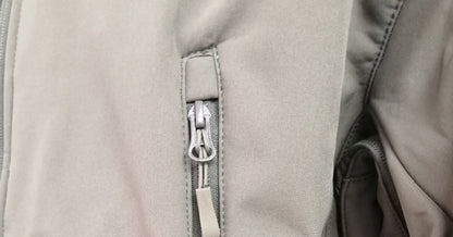 olive-green-soft-shell-jacket-with-hood image 5