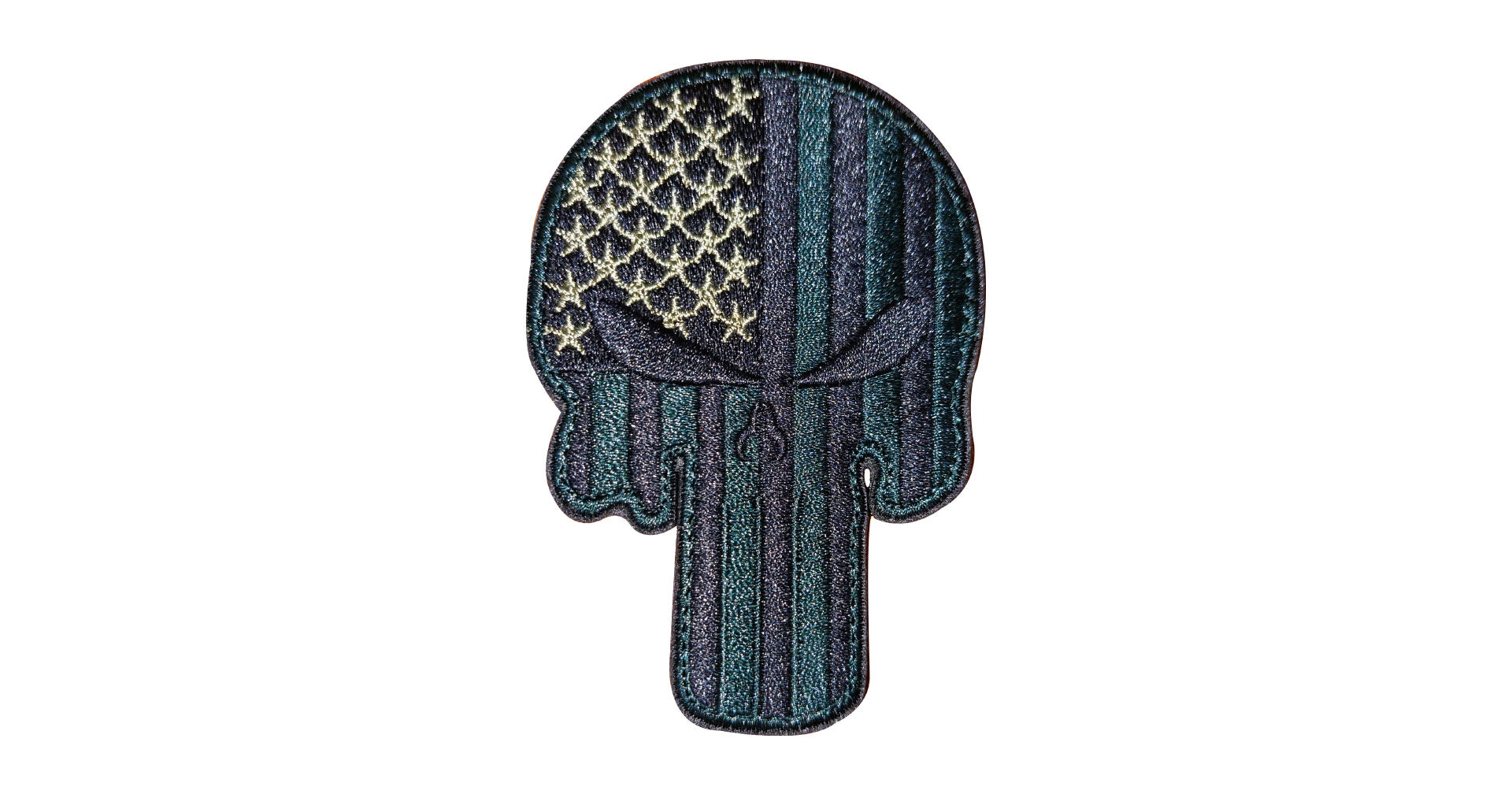 Punisher Black & Green Patch - NEW