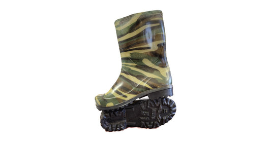woodland-camo-gumboots-kids image 1