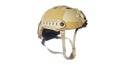 beige-plastic-airsoft-helmet image 0