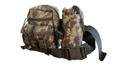 Belt with 4 Compartment Bag &amp; Stubbie Holder (Various Colours)