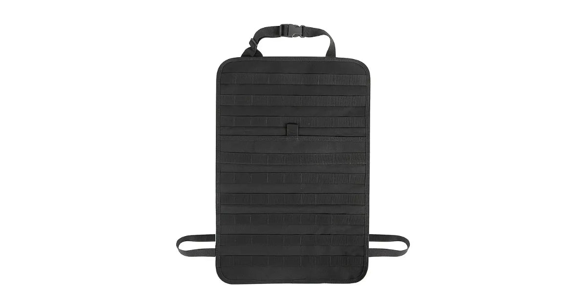 Black Molle Car Seat Cover