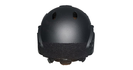 black-plastic-airsoft-helmet image 1