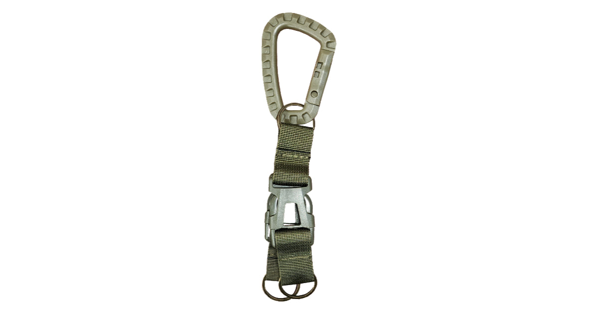 Carabiner Belt Clasp with Keyring image 0
