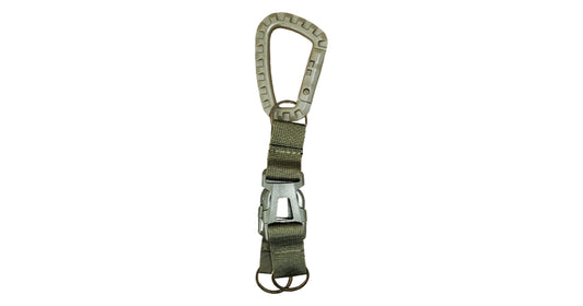 Carabiner Belt Clasp with Keyring image 0