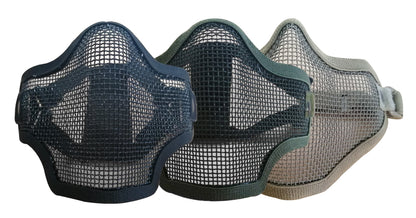 Metal Mesh Half Mask (Various Colours)