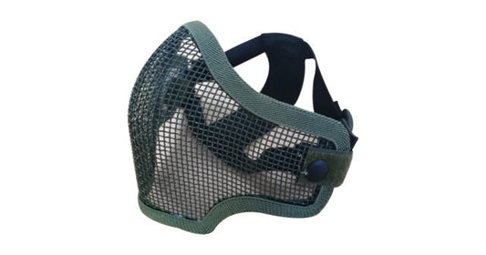 Metal Mesh Half Mask (Various Colours)