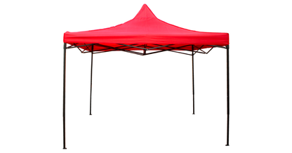 Red Nylon Gazebo 3x3m