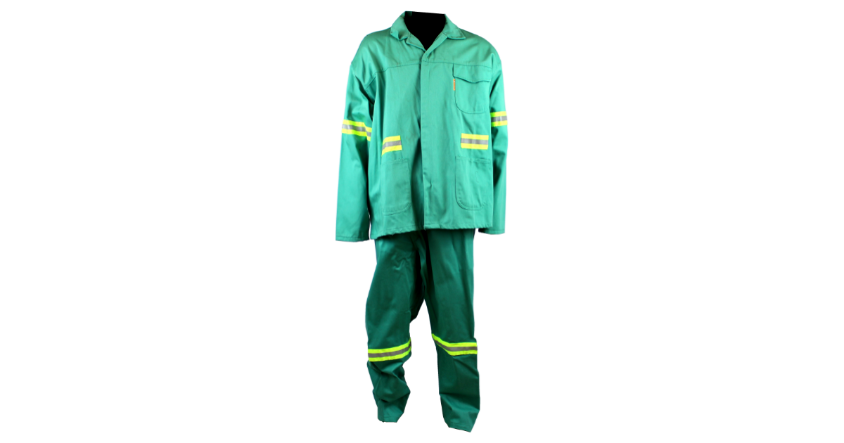 Overall – Green with Reflective Strips