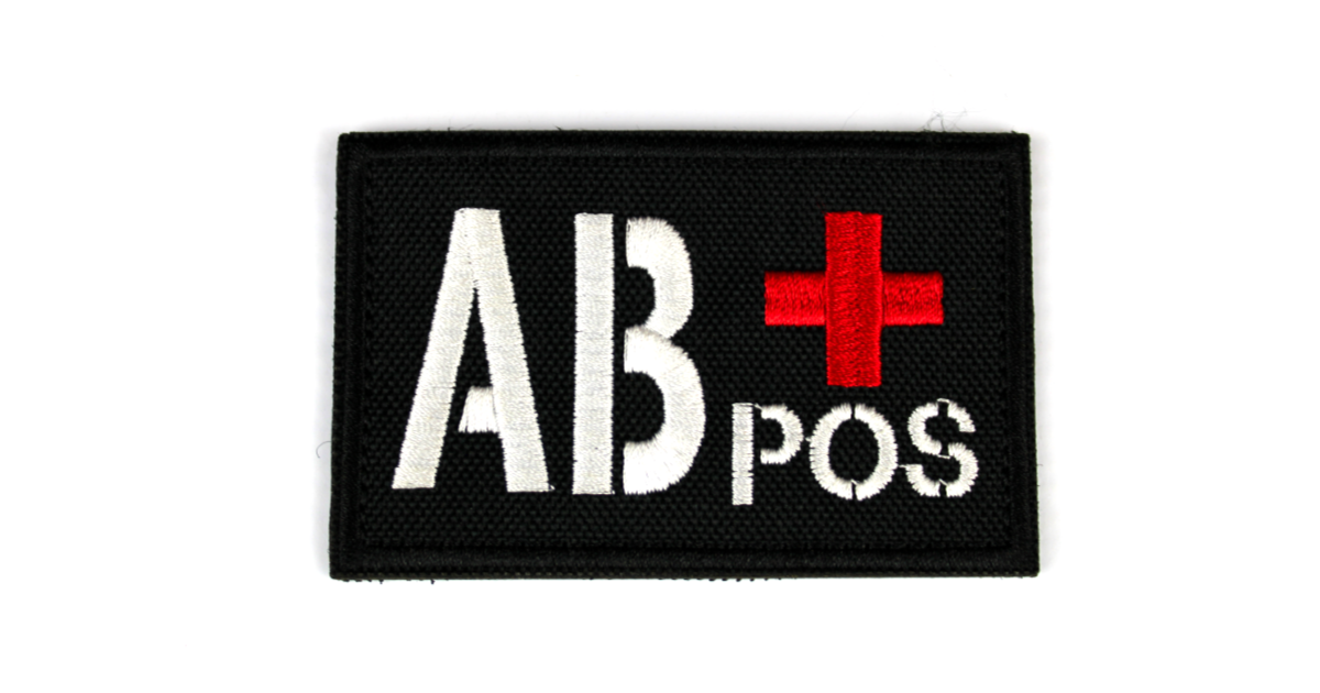 Black Blood Patch AB Postive