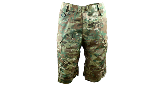 Grey Urban Camo Cargo Shorts