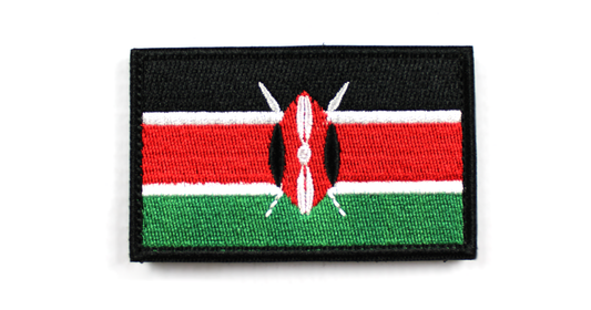Kenya Flag Patch